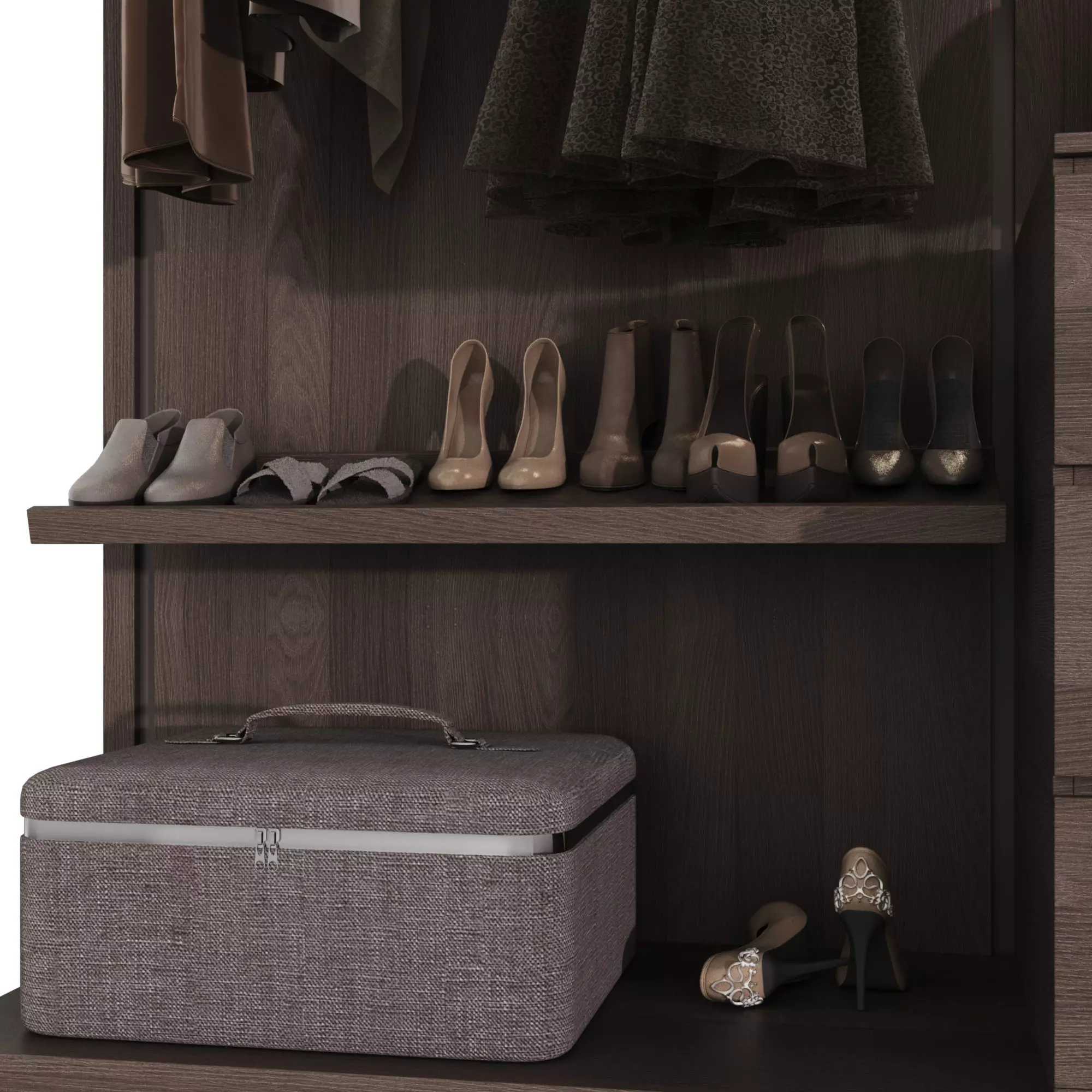 Wardrobe with filling 54 3D model_7