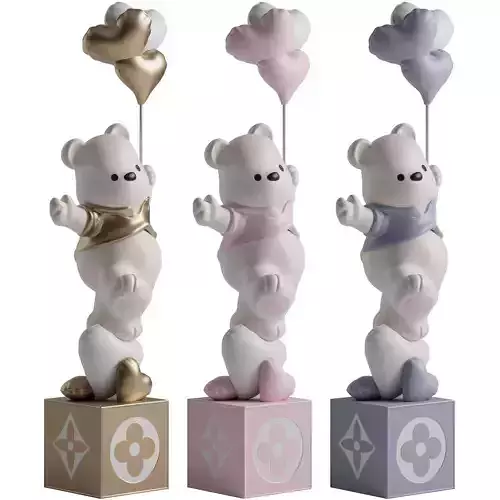 Bear statue on balls aliexpress