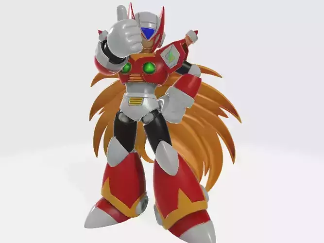 Mega Man X Zero Pose 6
