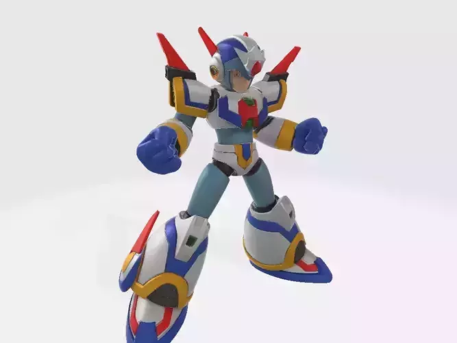Mega Man X Force Armor Pose 2