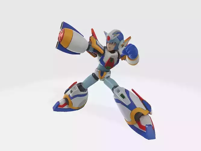 Mega Man X Force Armor Pose 3