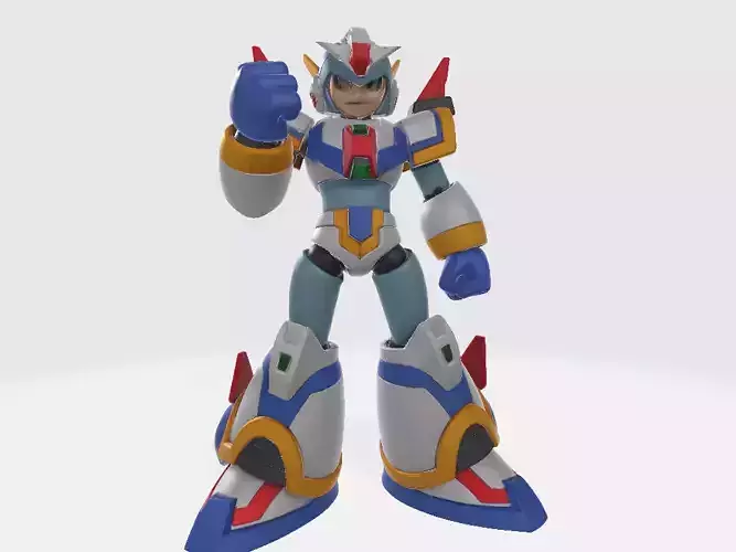 Mega Man X Force Armor Pose 4