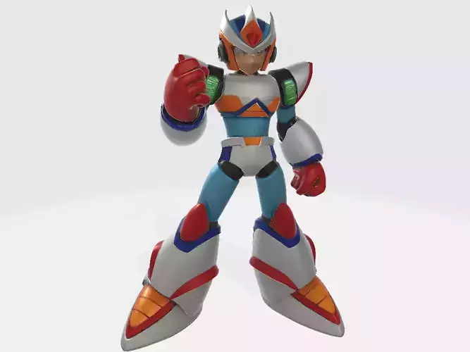 Mega Man X Second Armor Pose 2