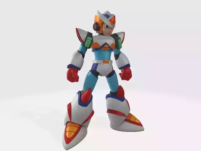 Mega Man X Second Armor Pose 1