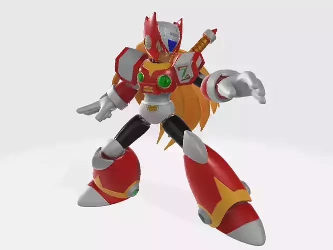 Mega Man X Zero Pose 4