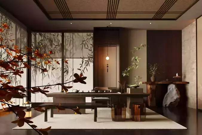 Chinese  style teahouse