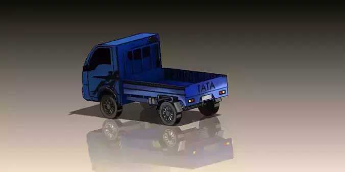 Pickup Truck 3D Printable Model