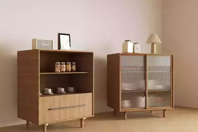 Log  style storage cabinet