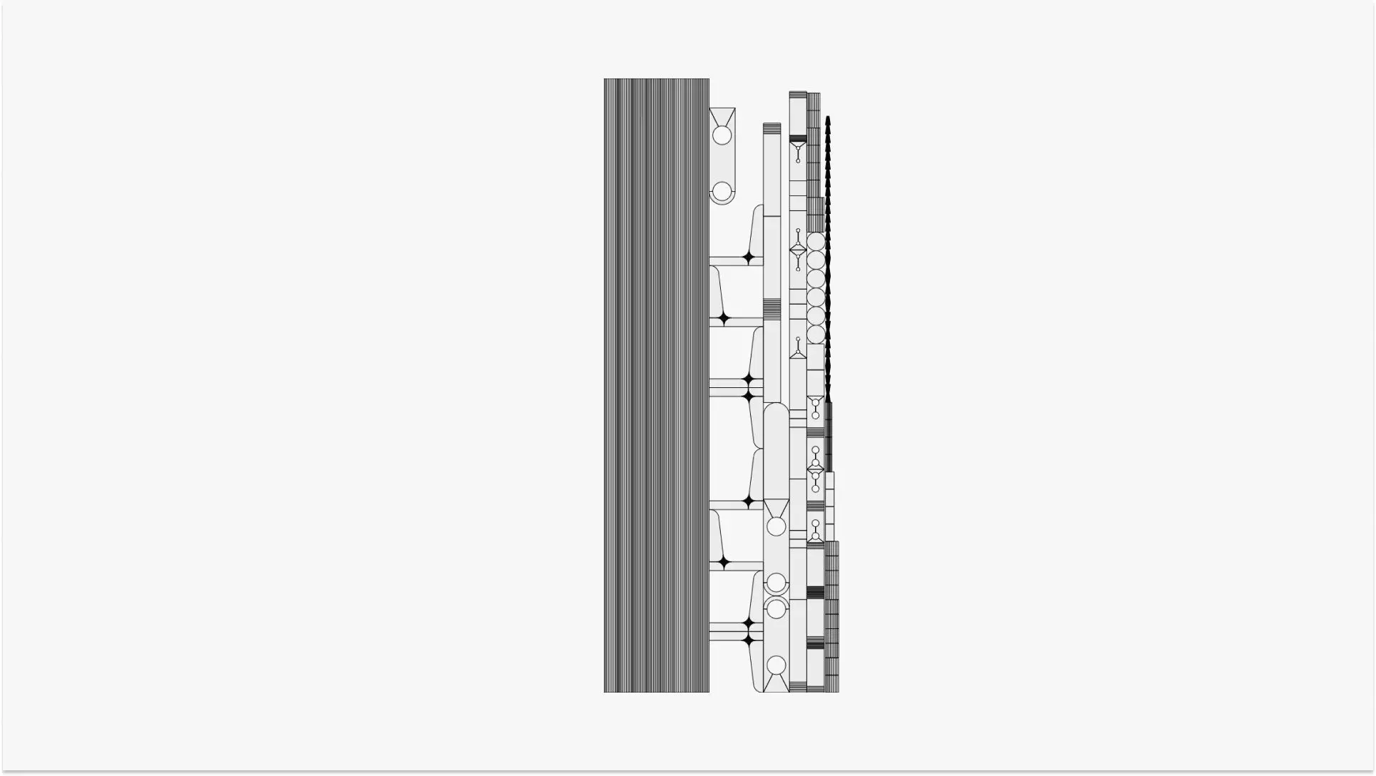 Dowel Rack Wall Holder 3D print model_11