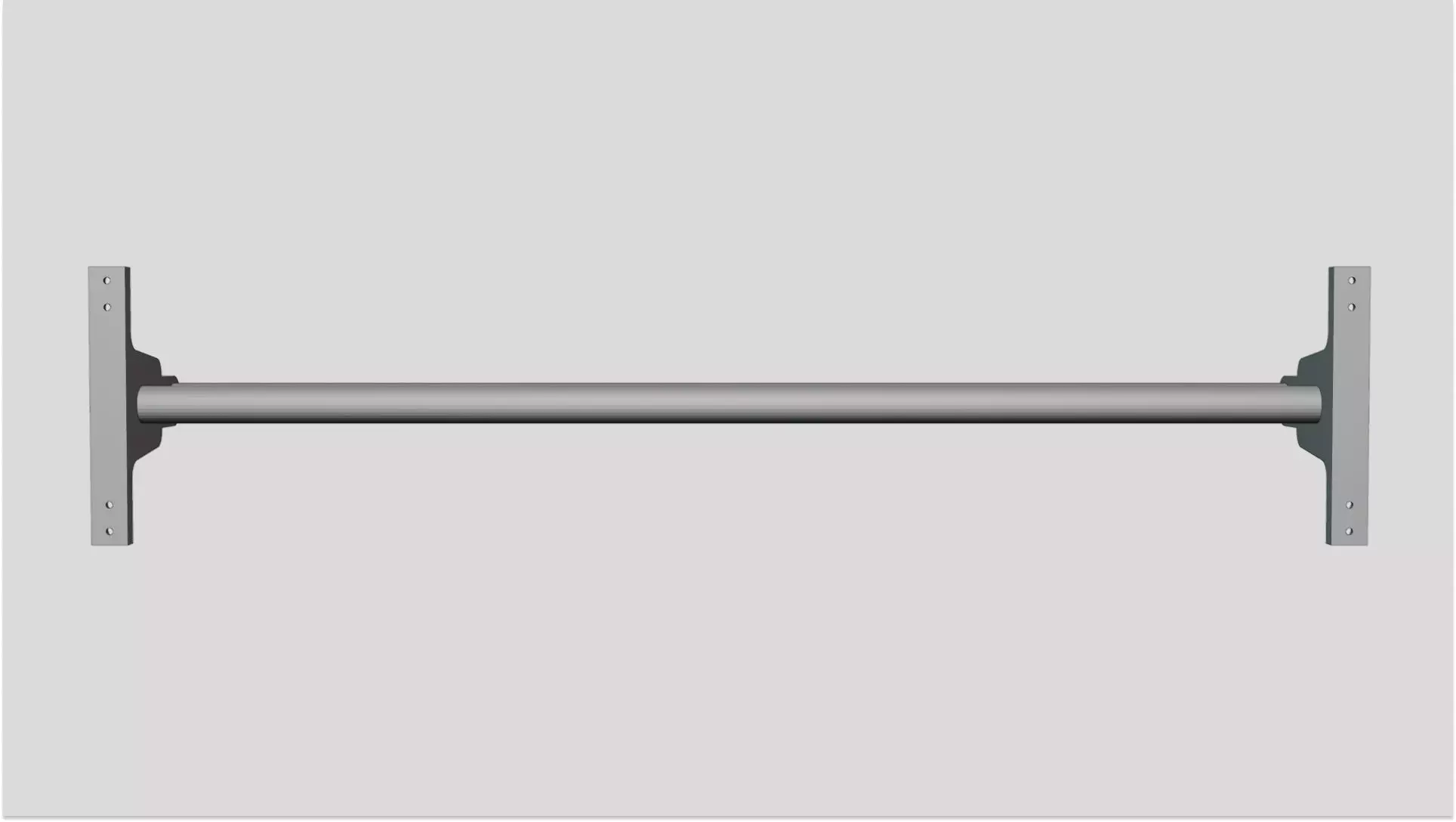 Dowel Rack Wall Holder 3D print model_8