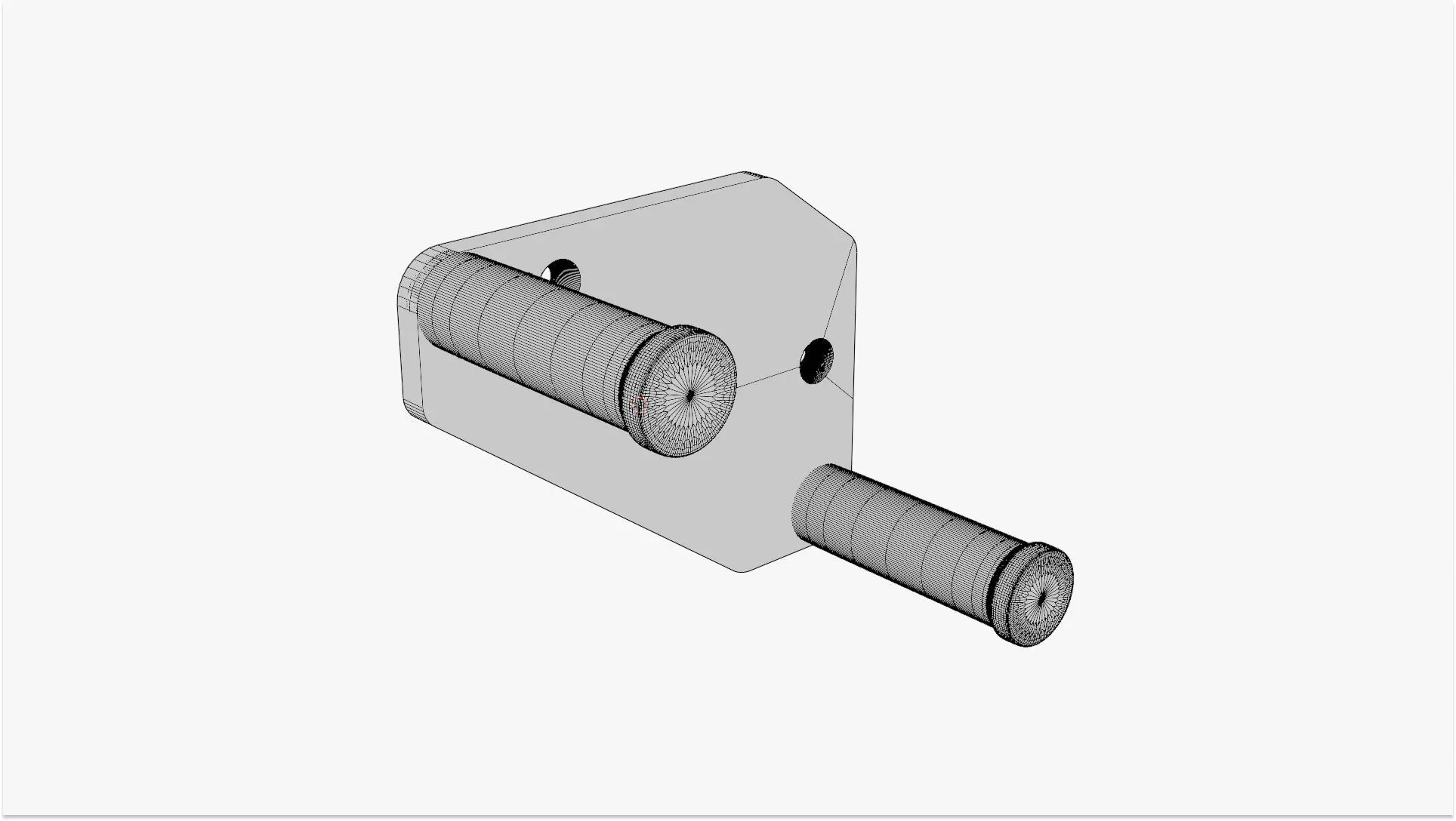 Weapon Wall Mount 3D print model_7