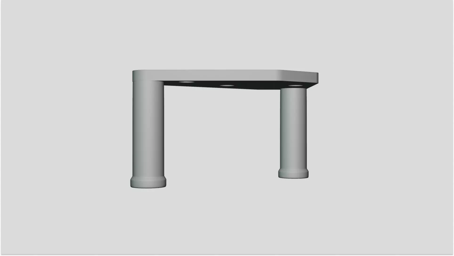 Weapon Wall Mount 3D print model_3