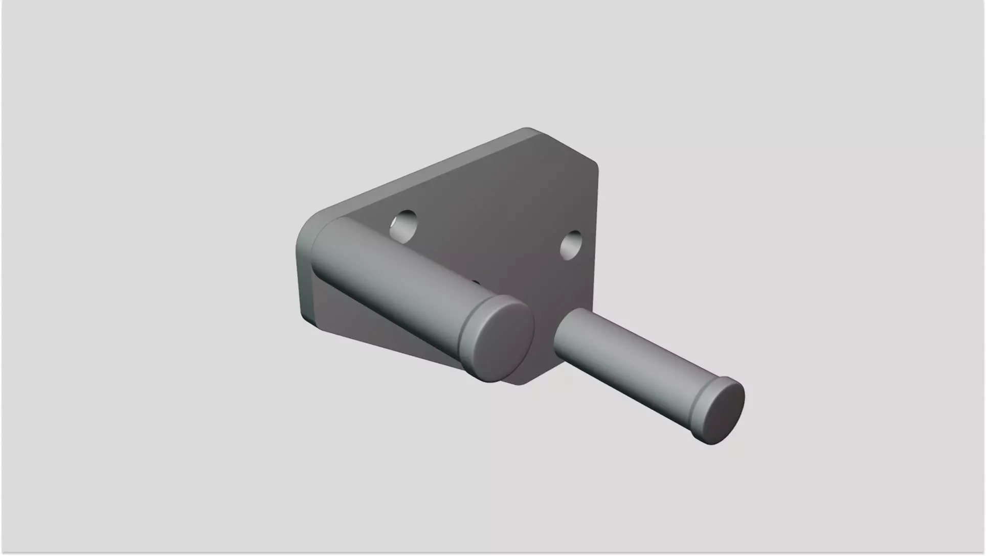 Weapon Wall Mount 3D print model_6