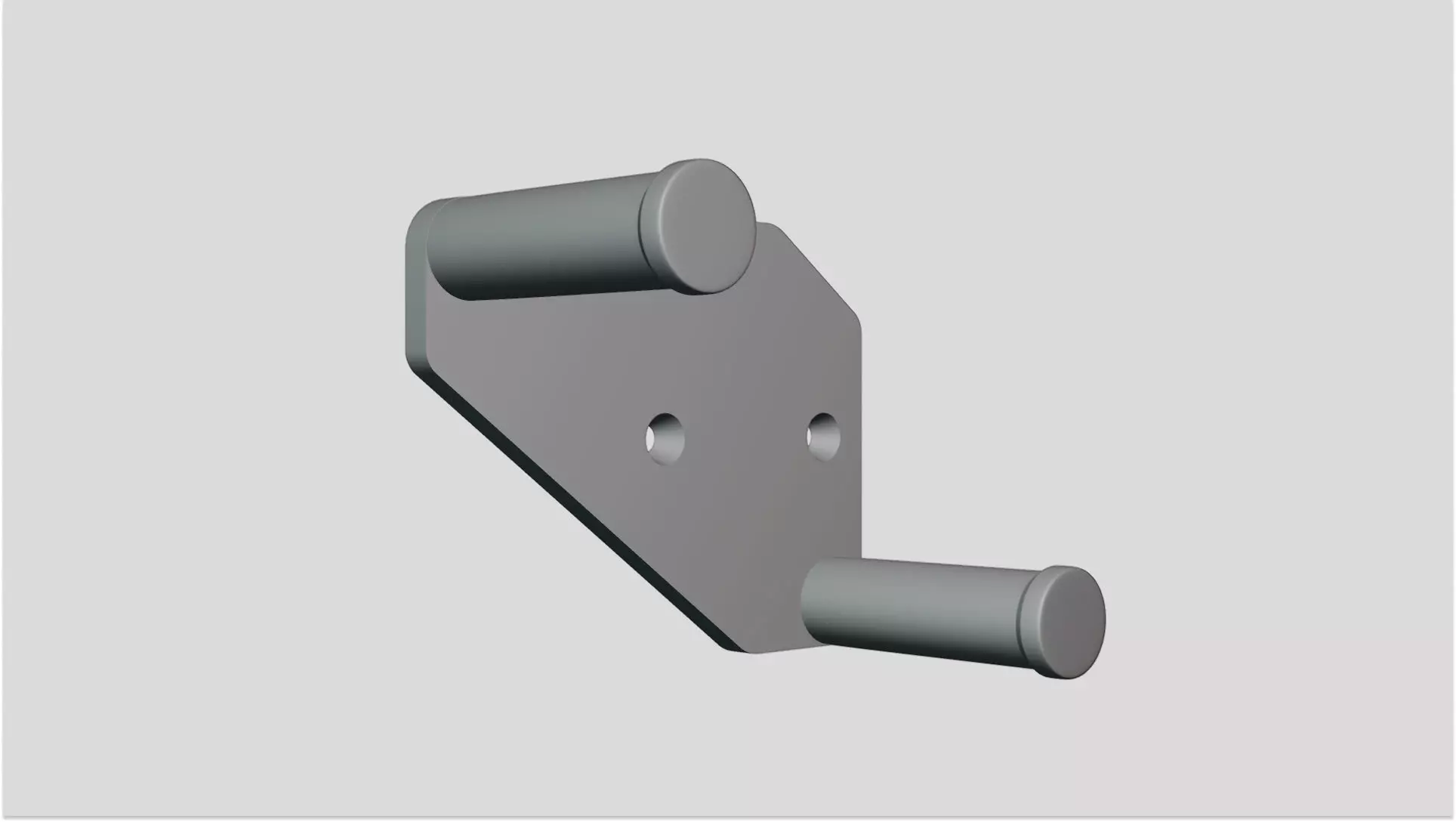 Weapon Wall Mount 3D print model_4