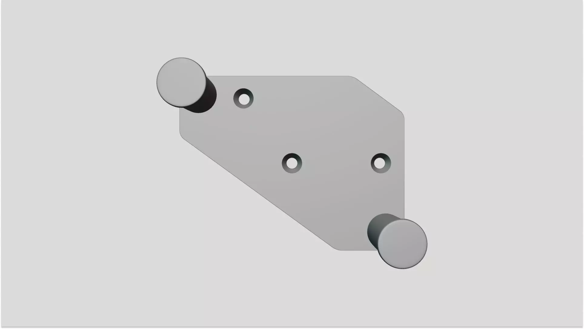 Weapon Wall Mount 3D print model_2