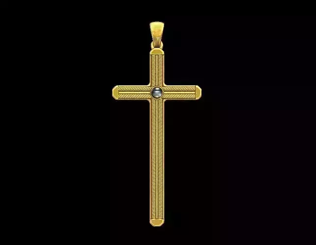 Rope Cross Pendant