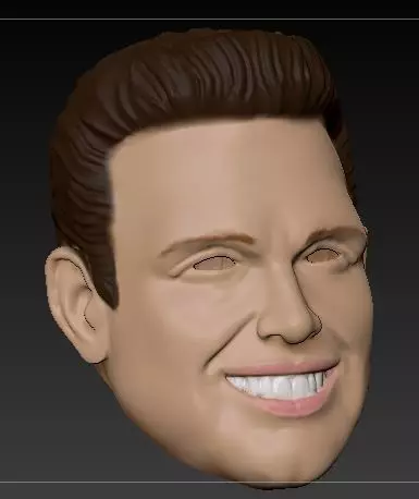 Luis Miguel Head 3D print model