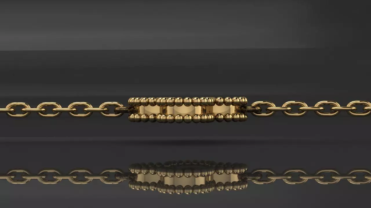 Bracelet Van Cleef  3D print model_5