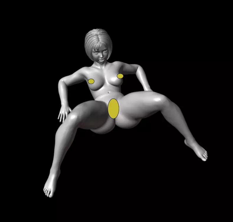 Chubby Girl 3D print model_5