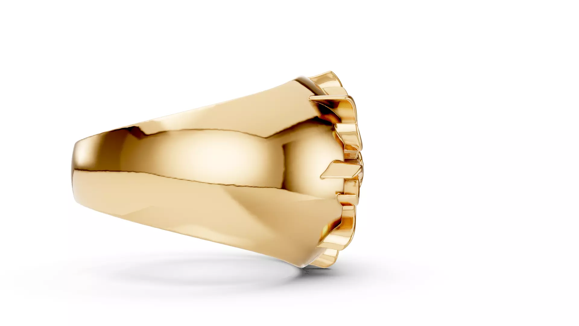 Sunrays Pendant and Ring Set 3D print model_13