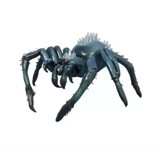2390  Mutant Spider  Color 3D Model  halloween