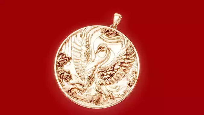 Swan pendant