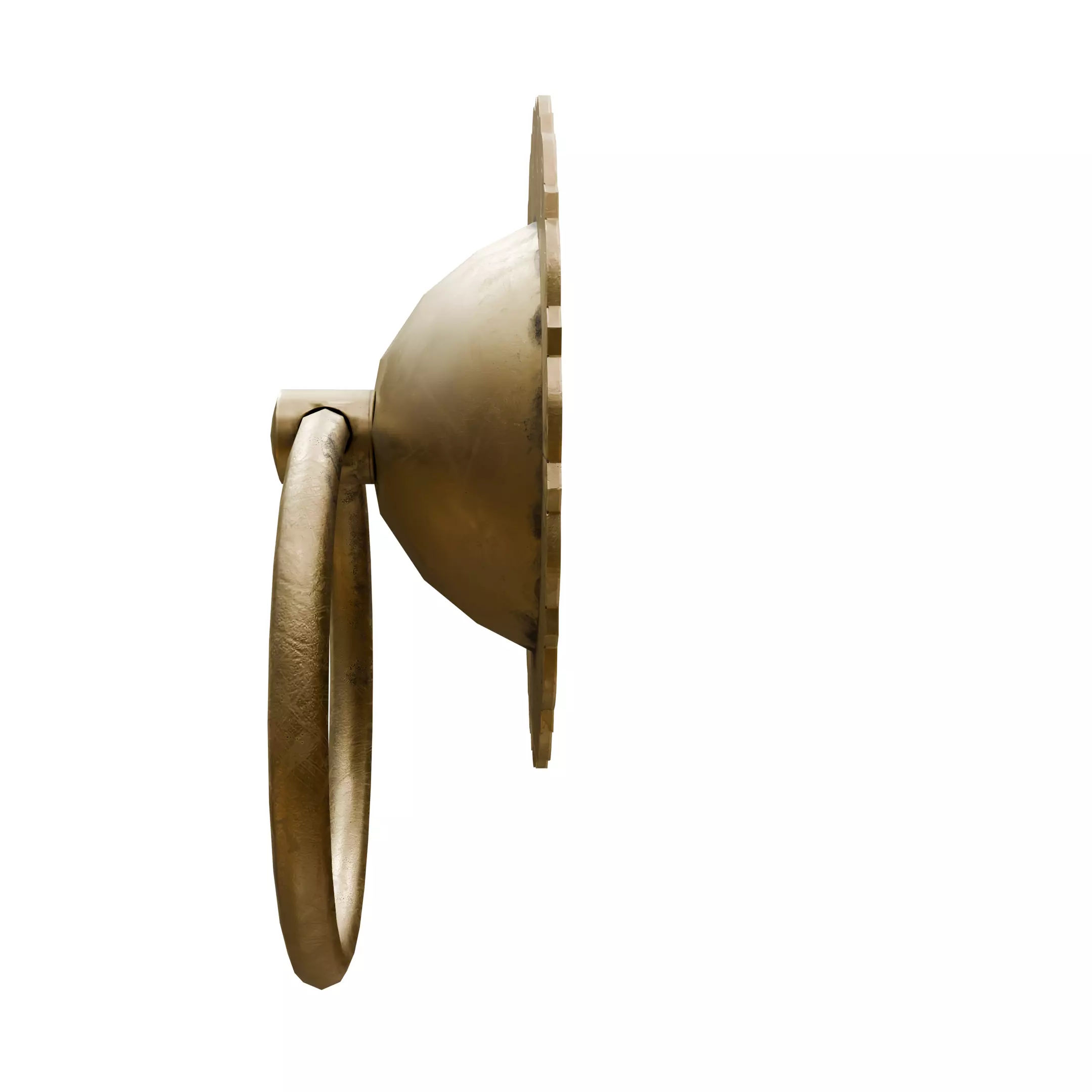 Chinese Style Ornamental Door Knocker 9 - Low Poly PBR Model Low-poly 3D model_8