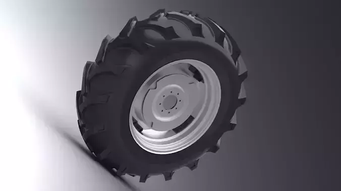 Rear Tire  Massey Ferguson 399 Tractor 3D model