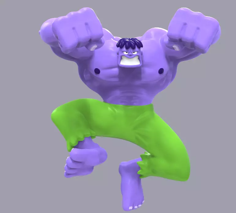 THE INFRAGGABLE KRUNK-JUSTICE FRIENDS-PARTS AND COMPLETE 3D print model