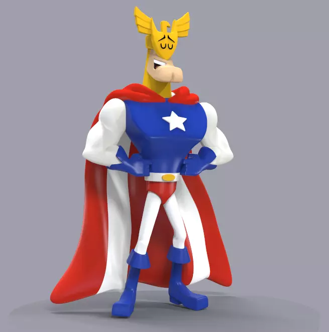 MAJOR GLORY-JUSTICE FRIENDS-PARTS AND COMPLETE 3D print model