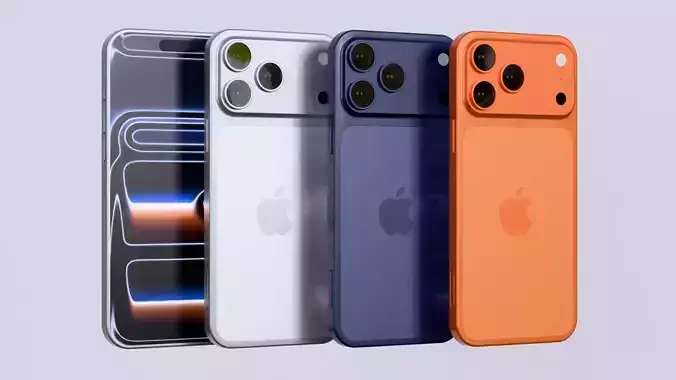 I phone 17 Pro Max Smart Phone 3d Model