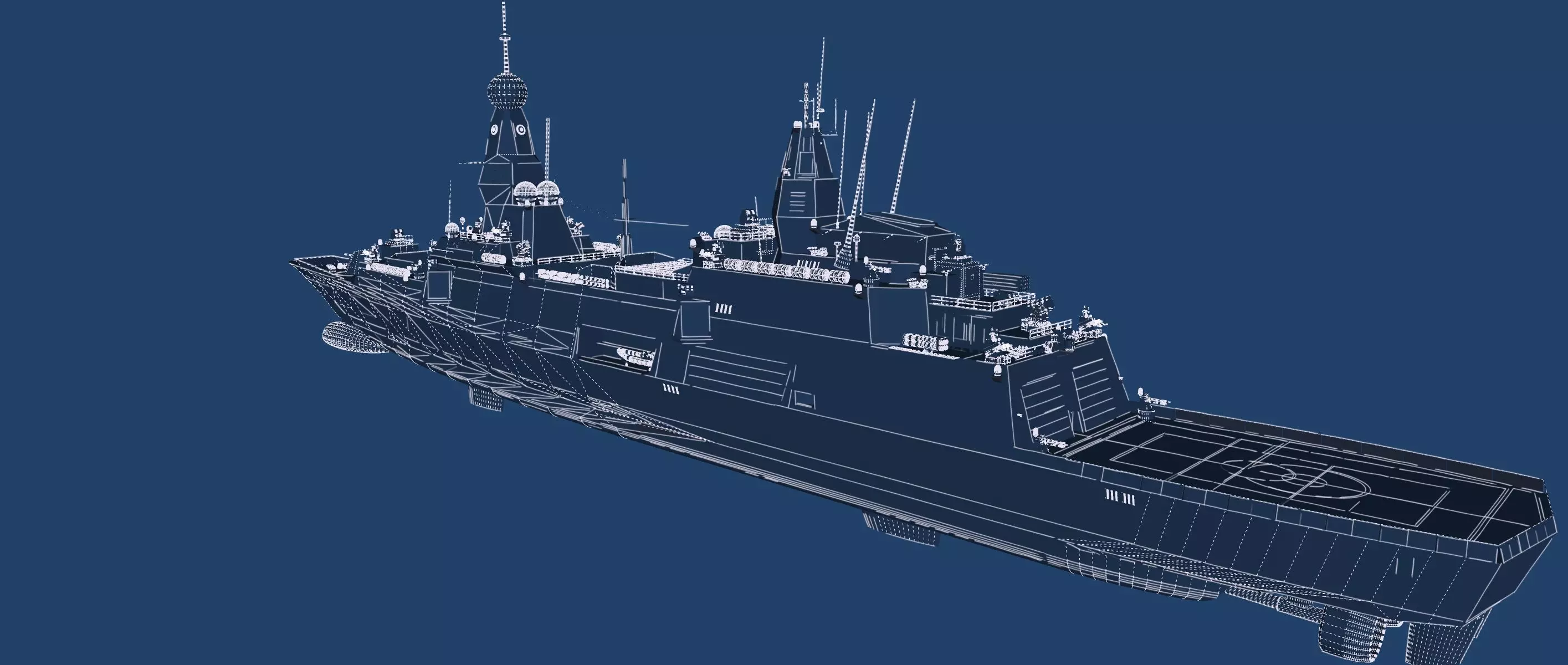 INDIAN NAVY MULTI ROLE DESTROYER 3D model_48