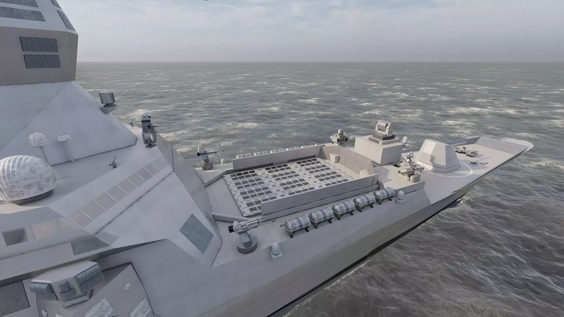 INDIAN NAVY MULTI ROLE DESTROYER 3D model_19