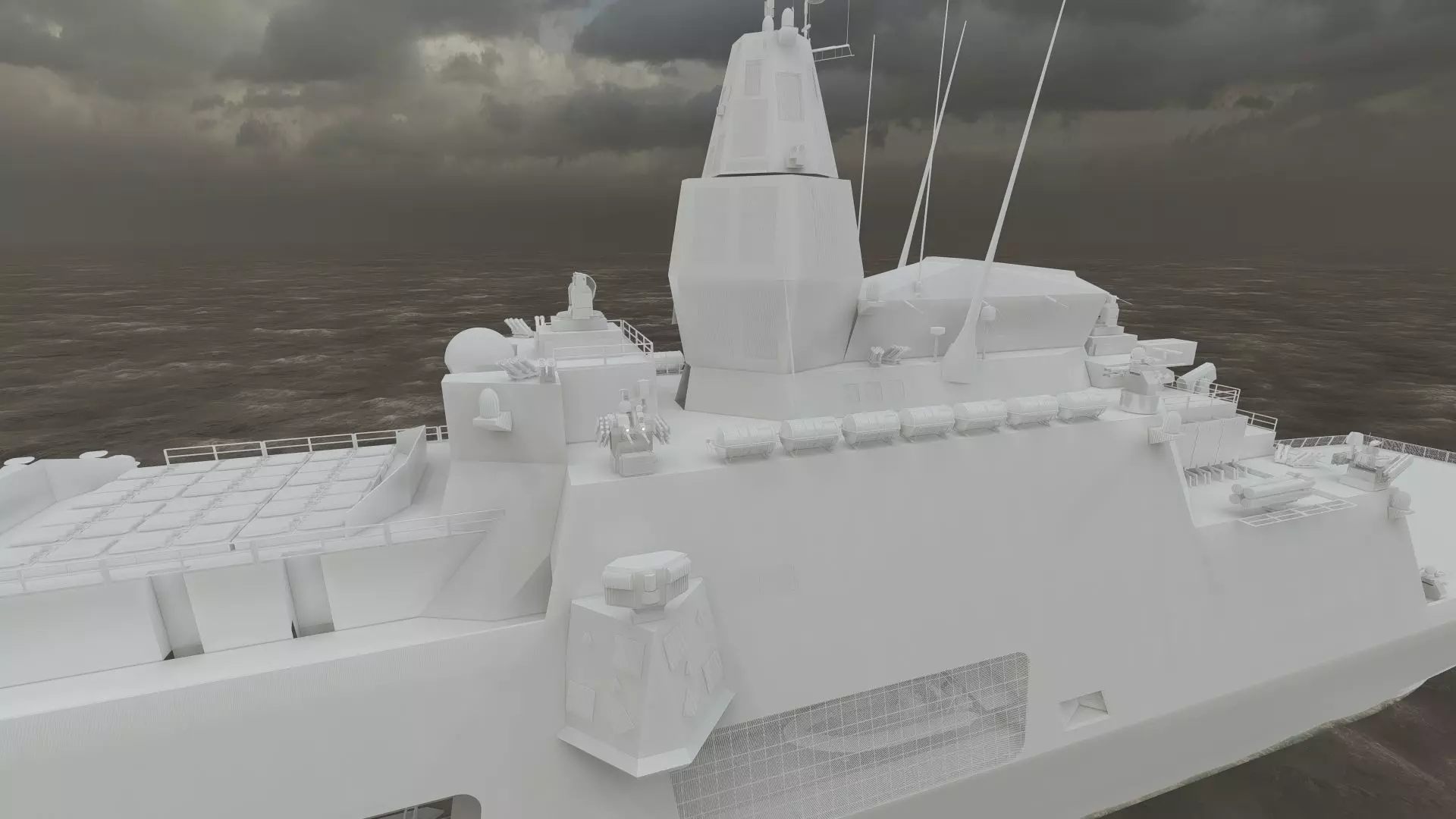 INDIAN NAVY MULTI ROLE DESTROYER 3D model_44
