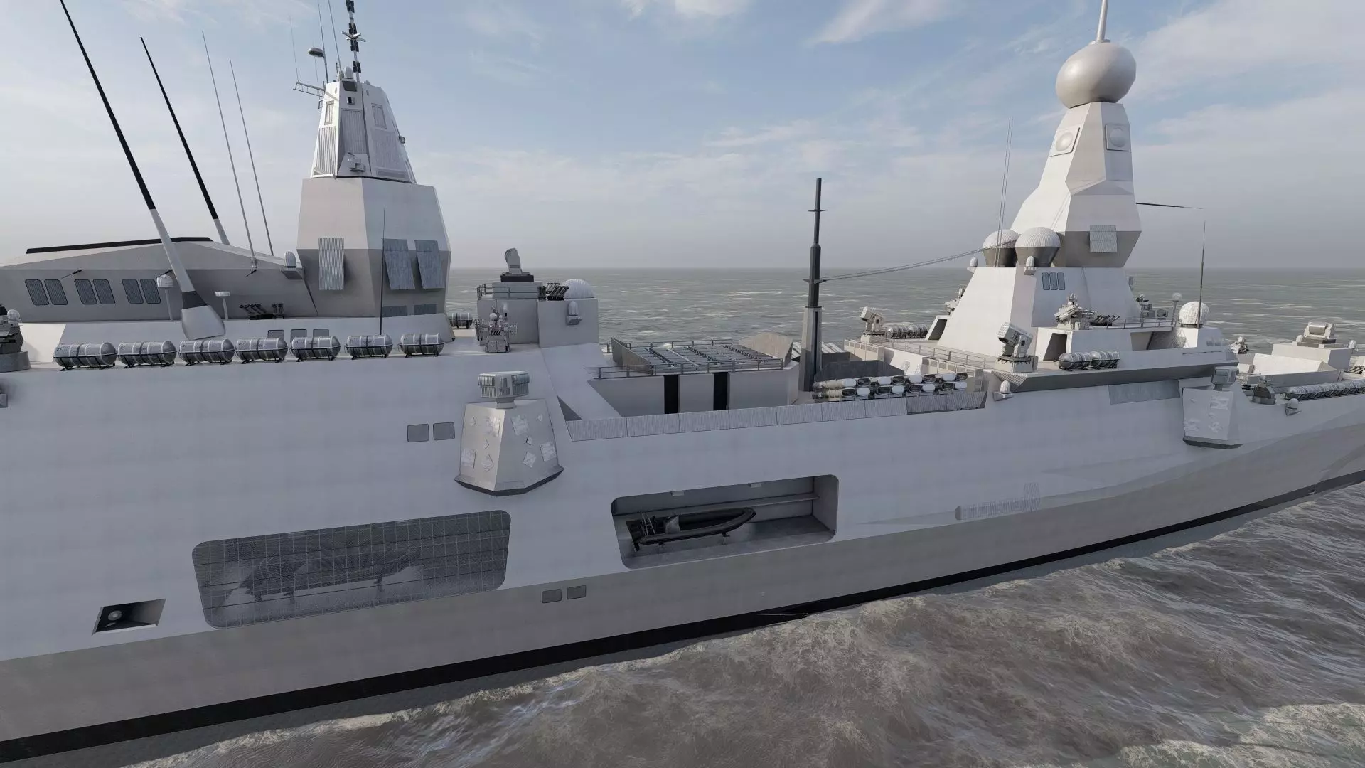 INDIAN NAVY MULTI ROLE DESTROYER 3D model_17