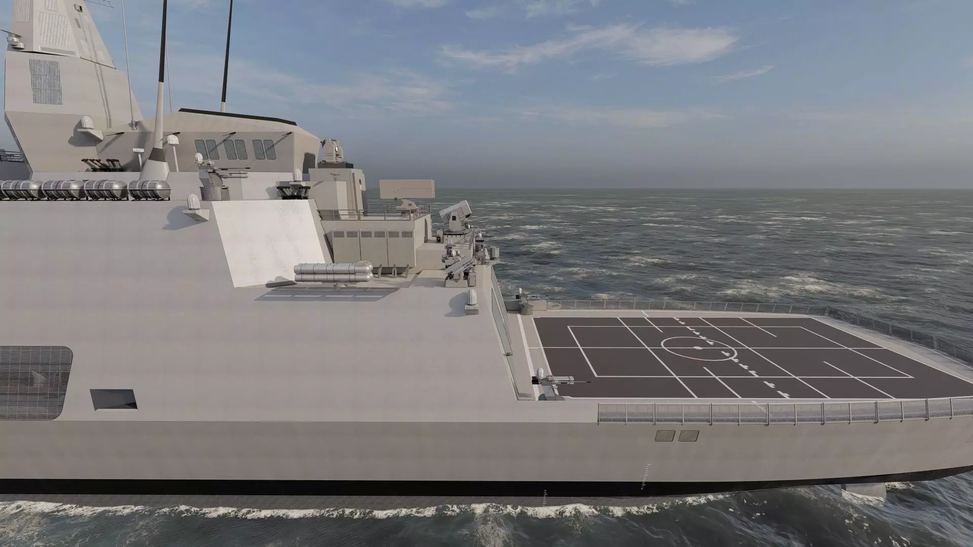 INDIAN NAVY MULTI ROLE DESTROYER 3D model_12