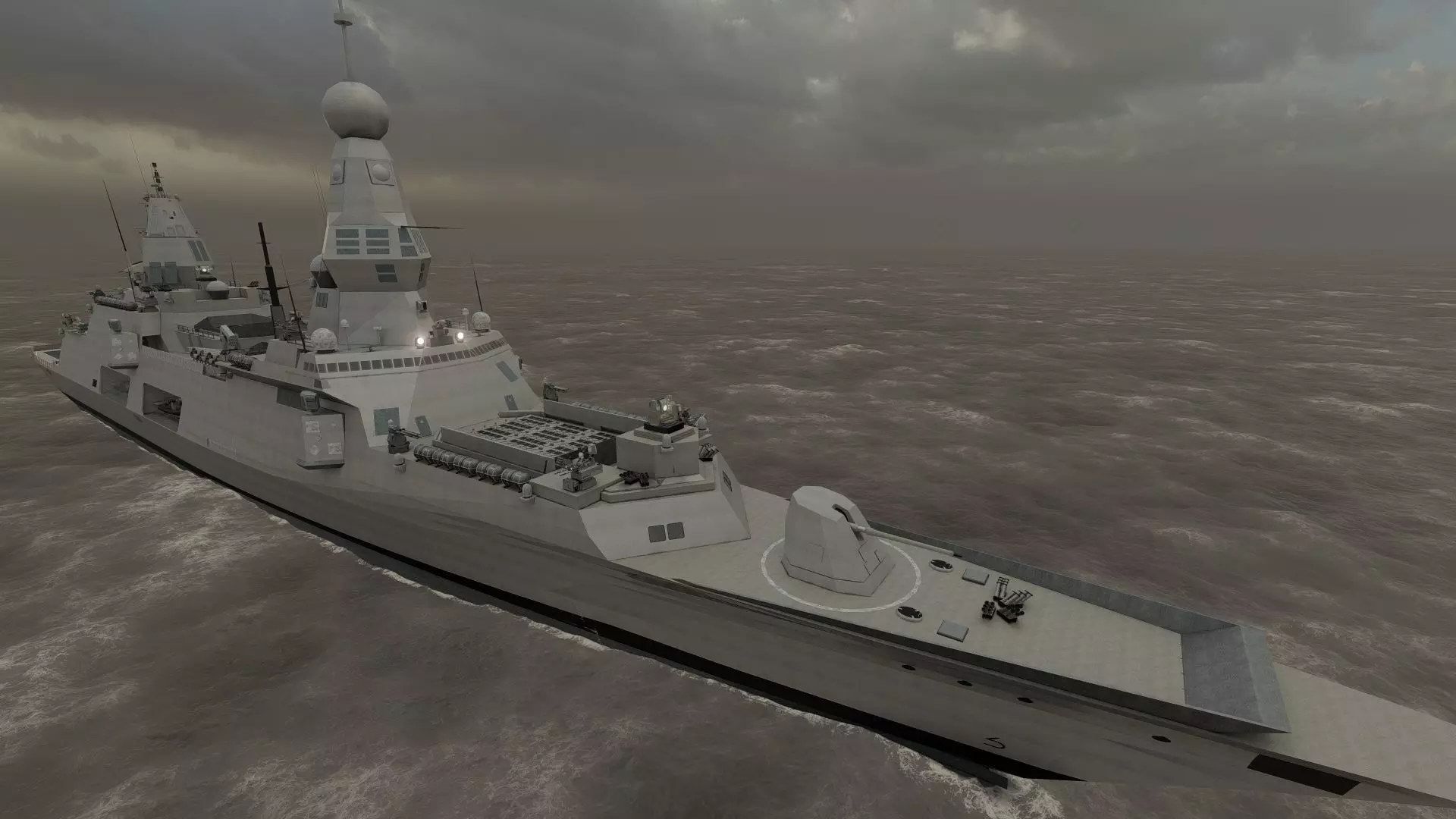 INDIAN NAVY MULTI ROLE DESTROYER 3D model_37
