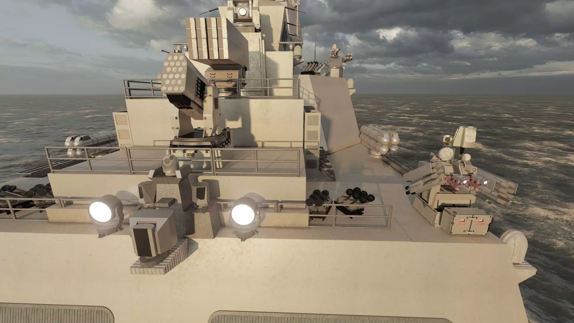 INDIAN NAVY MULTI ROLE DESTROYER 3D model_31