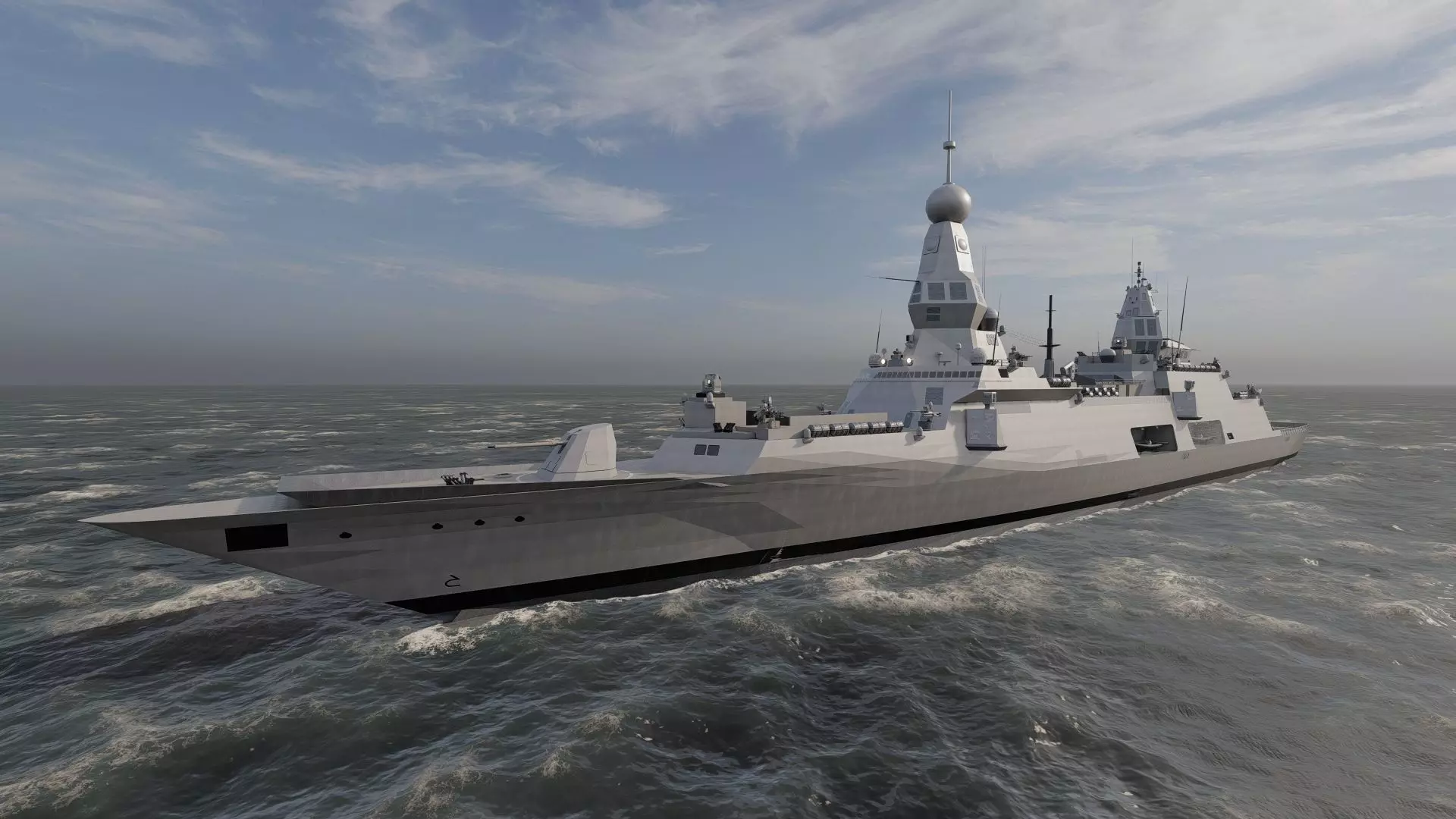 INDIAN NAVY MULTI ROLE DESTROYER 3D model_7