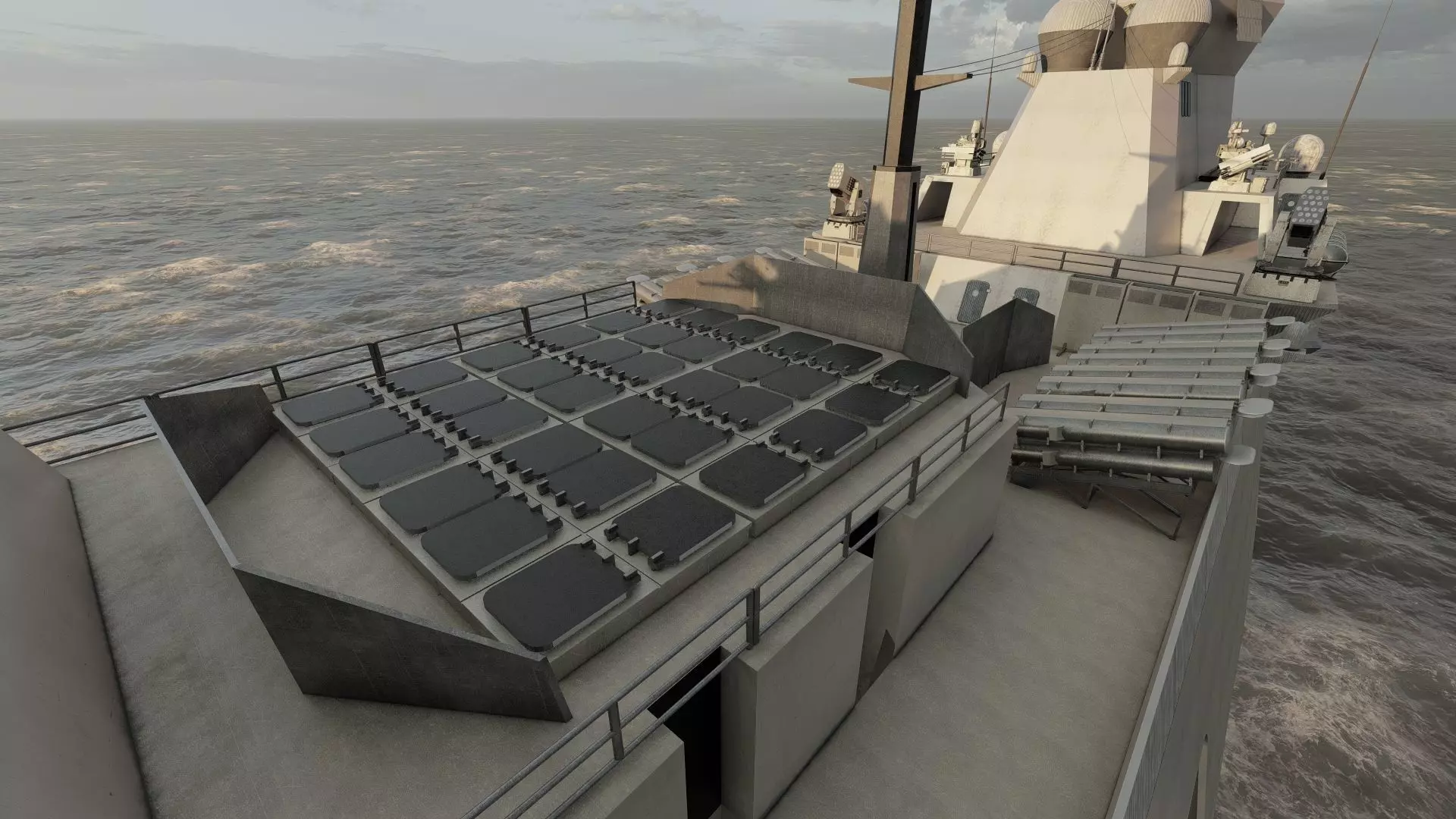 INDIAN NAVY MULTI ROLE DESTROYER 3D model_35