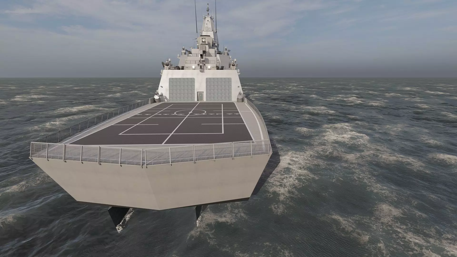 INDIAN NAVY MULTI ROLE DESTROYER 3D model_14