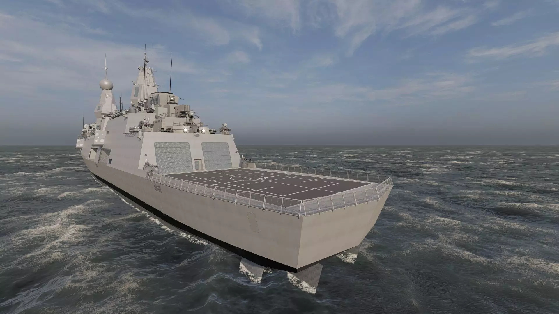 INDIAN NAVY MULTI ROLE DESTROYER 3D model_13