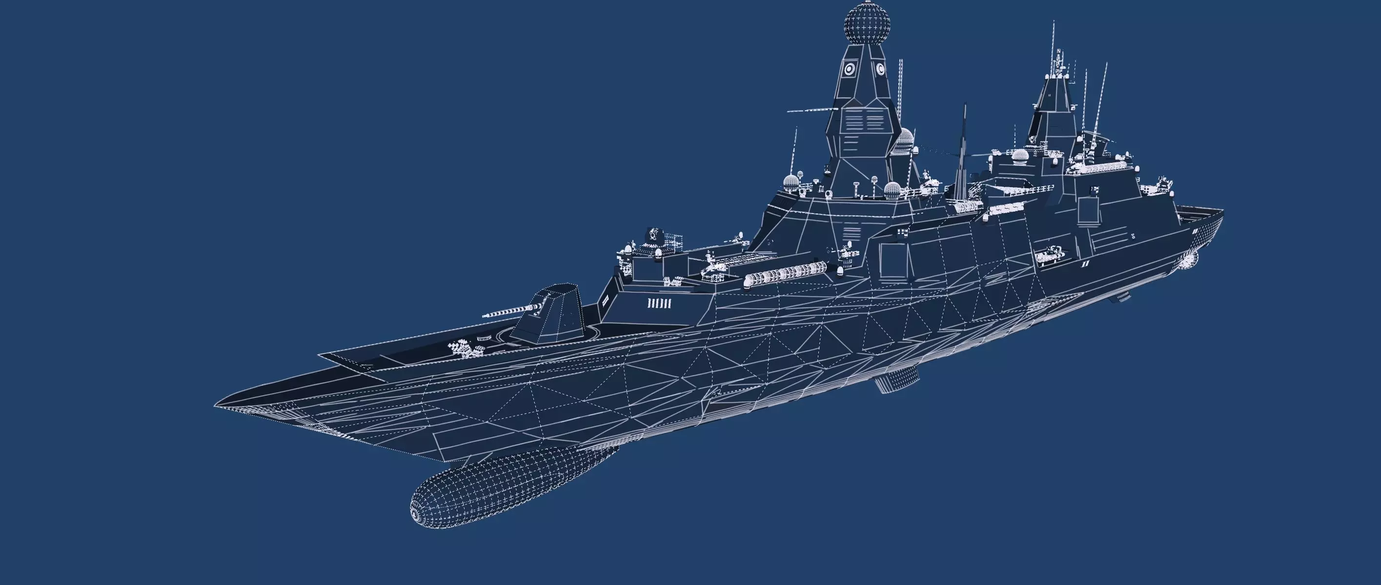 INDIAN NAVY MULTI ROLE DESTROYER 3D model_47