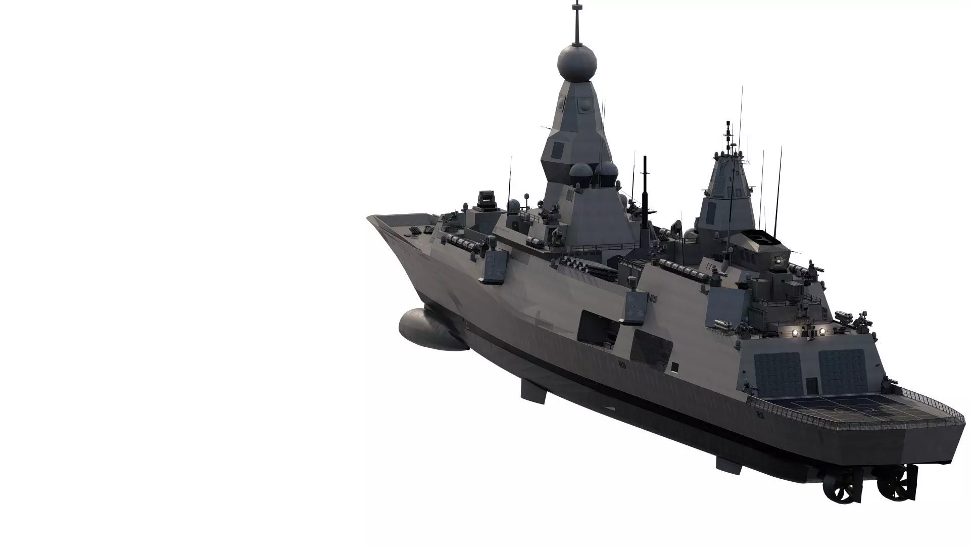 INDIAN NAVY MULTI ROLE DESTROYER 3D model_6