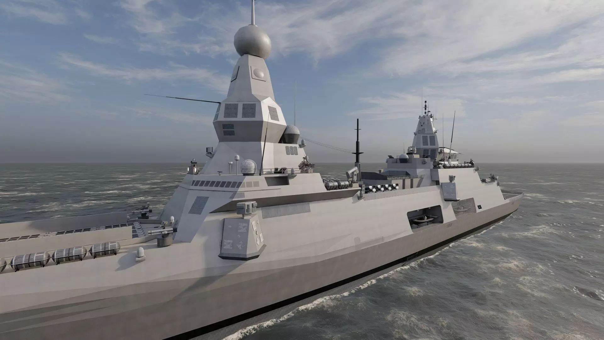 INDIAN NAVY MULTI ROLE DESTROYER 3D model_9