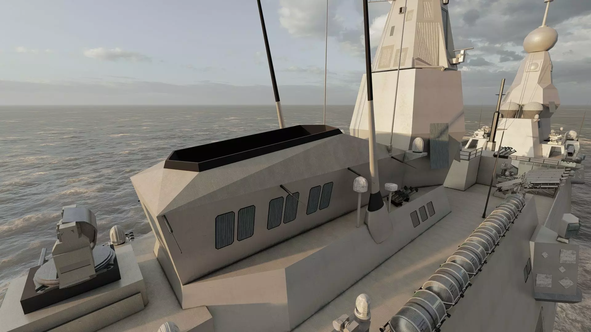 INDIAN NAVY MULTI ROLE DESTROYER 3D model_33