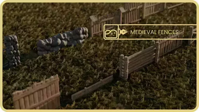 Medieval Fences Asset Pack
