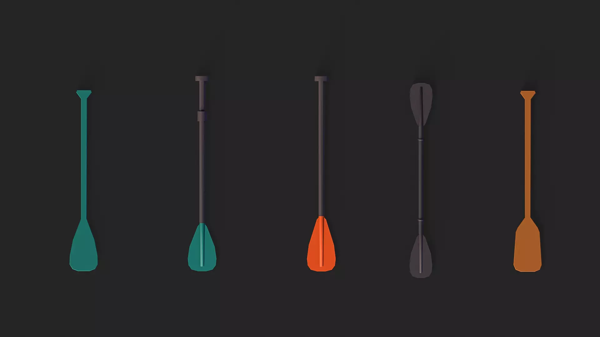 Stylized Watercraft Pack Low-poly 3D model_21