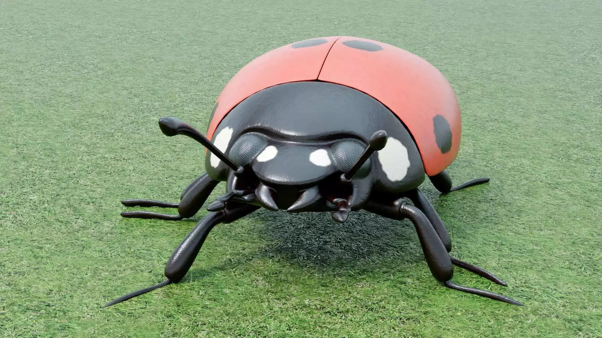 Ladybug stylized 3D model_7