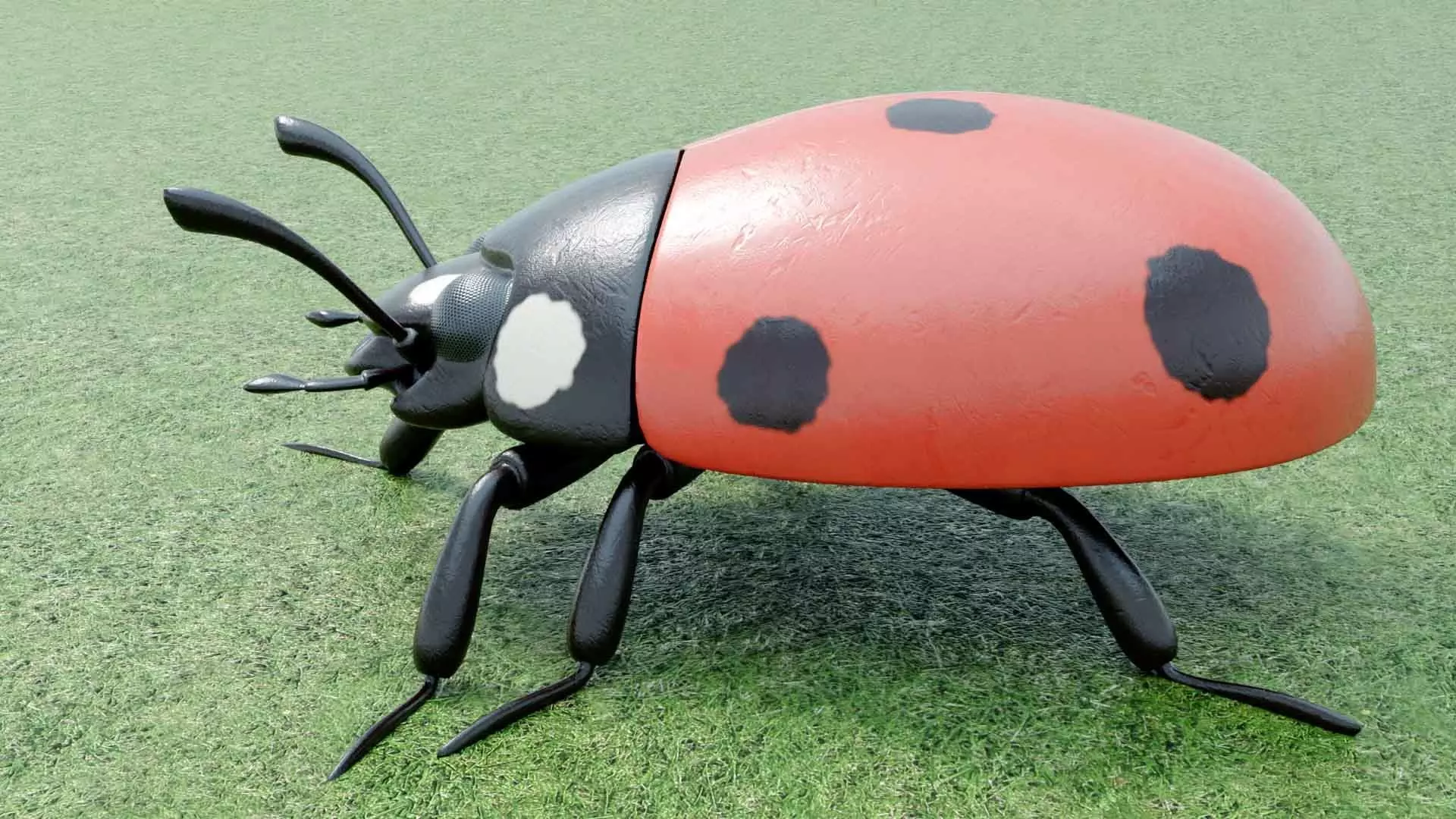 Ladybug stylized 3D model_0